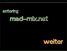 Tablet Screenshot of mad-mix.net